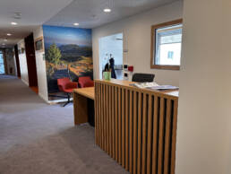 Entree Bureaux EPF - Second Oeuvre Caroff Batiment