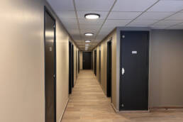 R&eacute;alisation de pl&acirc;trerie et peinture pour la R&eacute;sidence etudiante COMMUNITY situ&eacute;e &agrave; Clermont-Ferrand - Caroff B&acirc;timent